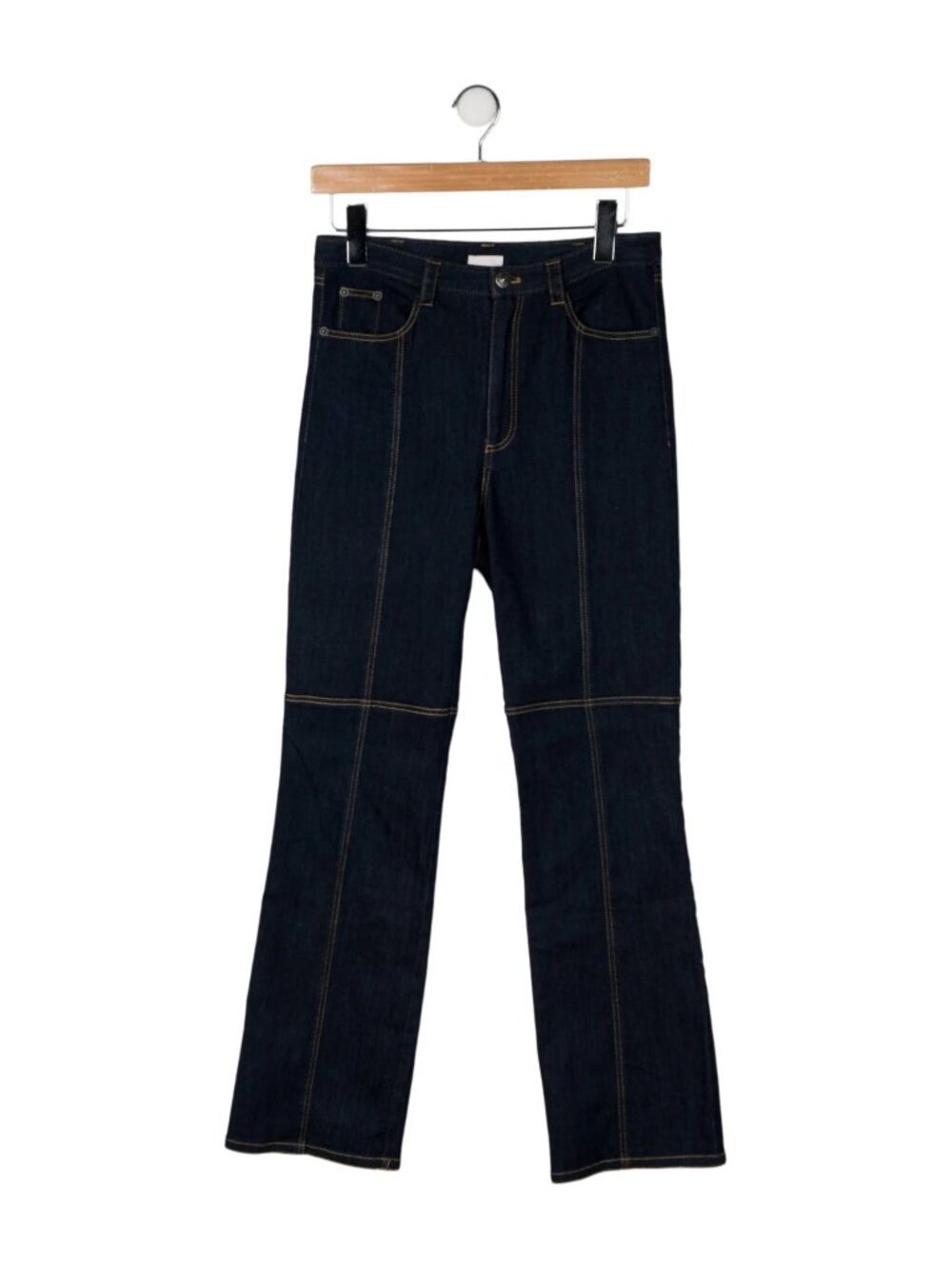 CINQ A SEPT mid rise flared jeans seamed (sz2)